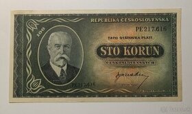 100 korun, bez dátumu (1945)