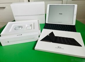 Apple iPad 32 GB wifi silver, smart Keyboard, pencil