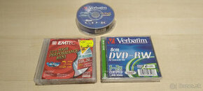 8 cm DVD-RW + CD-R.