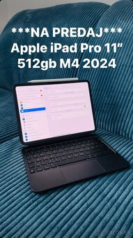 Apple iPad Pro M4 512gb + klavesnica, pero