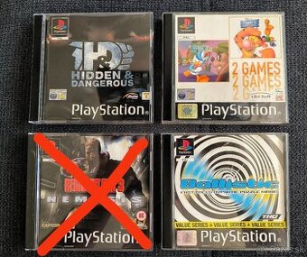 Playstation 1 PSX Hry