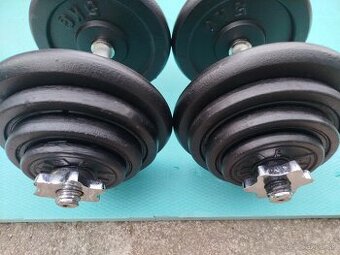 Jednoručné činky 42 kg