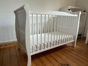 Variovatelna detska postielka + kvalitny bambusovy matrac