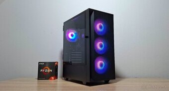 Herný pc 6jadro RYZEN 5 5600/512gb nvme/RX5700XT PRO 8GB