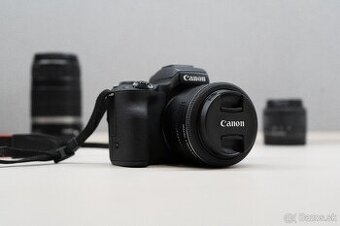 Canon EOS M50 Mark II + 4 objektívy + príslušenstvo