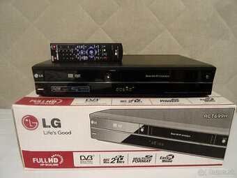 COMBO-LG RCT699H-DVD rekordér+VHS video- Kopíruje VHS na DVD