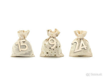 Adventný kalendár 24ks mix vreciek