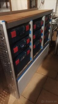 Sortimo regál,L-boxx,Bosch L-boxxy