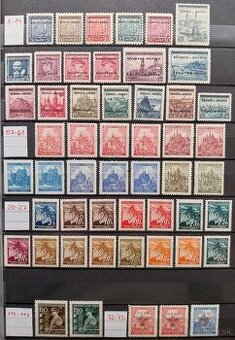 Známky - PROTEKTORÁT ČECHY A MORAVA