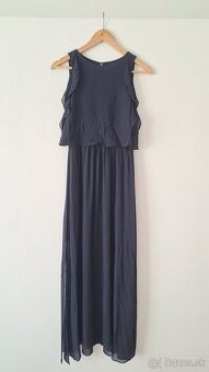 Tmavomodré šaty H&M