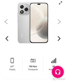 Predam novy mobil HONOR 400 Lite 8 GB/256 GB Velvet Grey