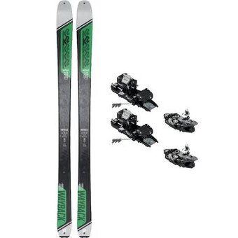 Nové - skialp set K2 Wayback 88+vázání+pásy