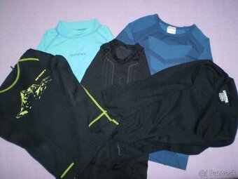 Funkčné tričká - dlhý rukáv č. 122 - 128 /5 ks.