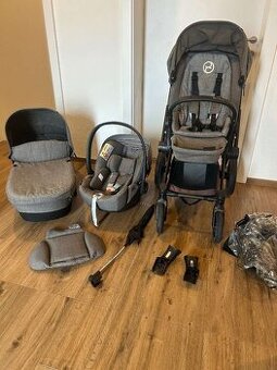 Kompletná sada Cybex Priam vrátane autosedačky a základne
