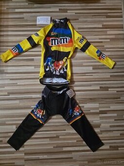 NOVÝ detský zateplený cykloset M&M's – veľ. XXS