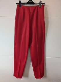 NOVÉ Dámské červené společenské kalhoty