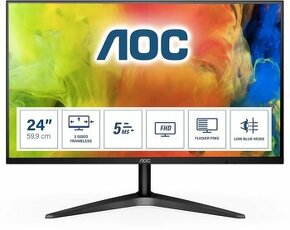 Predám LCD monitor Full HD 24" AOC 24B1H - 1