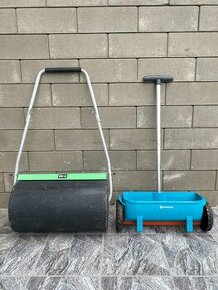 Valec na travu/trávnik/záhradu + Posýpací vozík pre rozptyl - 1