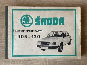 Škoda 105-120 zoznam náhradných dielov - 1
