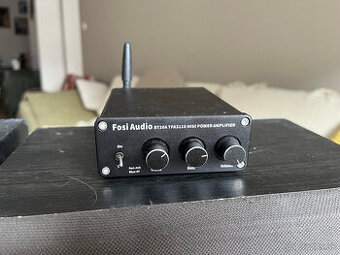 Predám mini zosilovač Fosi s Bluetooth a reproduktory