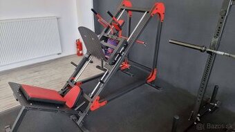 Predám legpress + hack squat 2v1