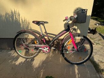 Predám dievčenský bicykel BTwin poply 500, 24