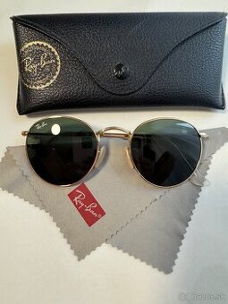 Slnečne okuliare Ray-Ban Round Metal 001 Gold