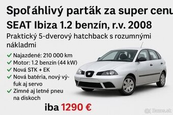 🚗 NA PREDAJ – Spoľahlivý parťák za super cenu SEAT