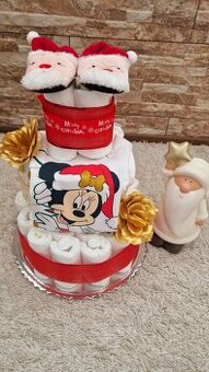 Plienková torta vianočný motív