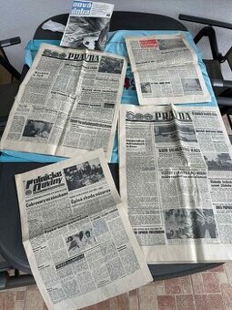 Staré noviny Pravda, rolnicke druzstvo, nedelna pravda