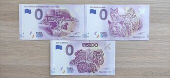 0 euro bankovka - Okupácia, ZOO Liberec, ZOO Bratislava