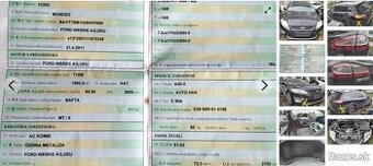 FORD MONDEO MK4 1.6 TDCI 2011 predám MOTOR T1BB, TRYSKY