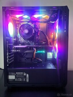 Herný pc RTX 3060ti, Ryzen 5 3600