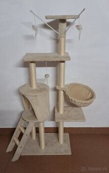 Škrabadlo pre mačky, výška 140cm