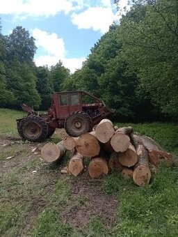 Práca v lese - strojník na LKT-80