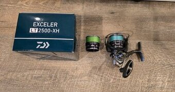 Daiwa Exceler LT 2500-XH s 2 cievkami a novými šnúrami