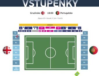 EURO u21 - Gruzínsko - Portugalsko (Trenčín)