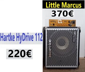 Basgitarová zostava Markbass / Hartke aj jednotlivo
