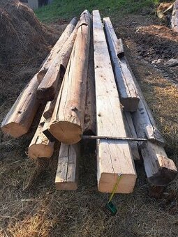 Staré drevo - guľatina, hranoly, foršty, dosky