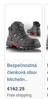 Pracovná obuv Michelin