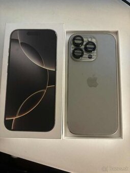 Predám IPhone 16 pro, Natural Titanium, 128GB
