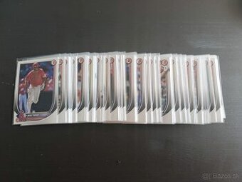 Bowman 2025 KOMPLET Base Set 1-100. Vets,RC,Baseball karty