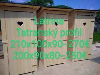 Latrina suché wc kurín psia búda