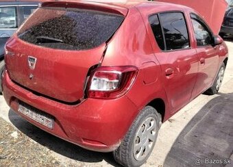 DACIA SANDERO 1.2 2013 predám MOTOR D4F F7, DVERE, PIATE DVE