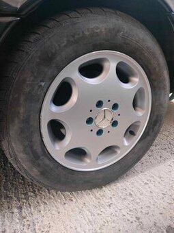 ❄️4ks alu disky orig. MB 5x112 r16 pneu 235/60 R16 6mm - 1