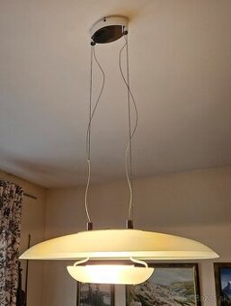 Sklenený oválny luster Ikea Gondol