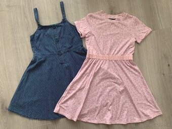 Detské šaty zn. Benetton (veľ. 120) a Guess (7Y)