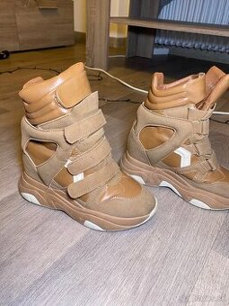 Tenisky na platforme Seastar – Camel (37)