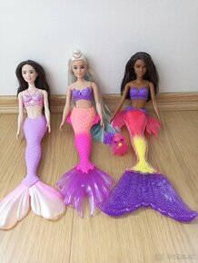 Bábiky Barbie morské panny - 3 ks