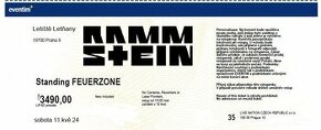 Rammstein - 11.05.2024 Praha (feuerzone)
